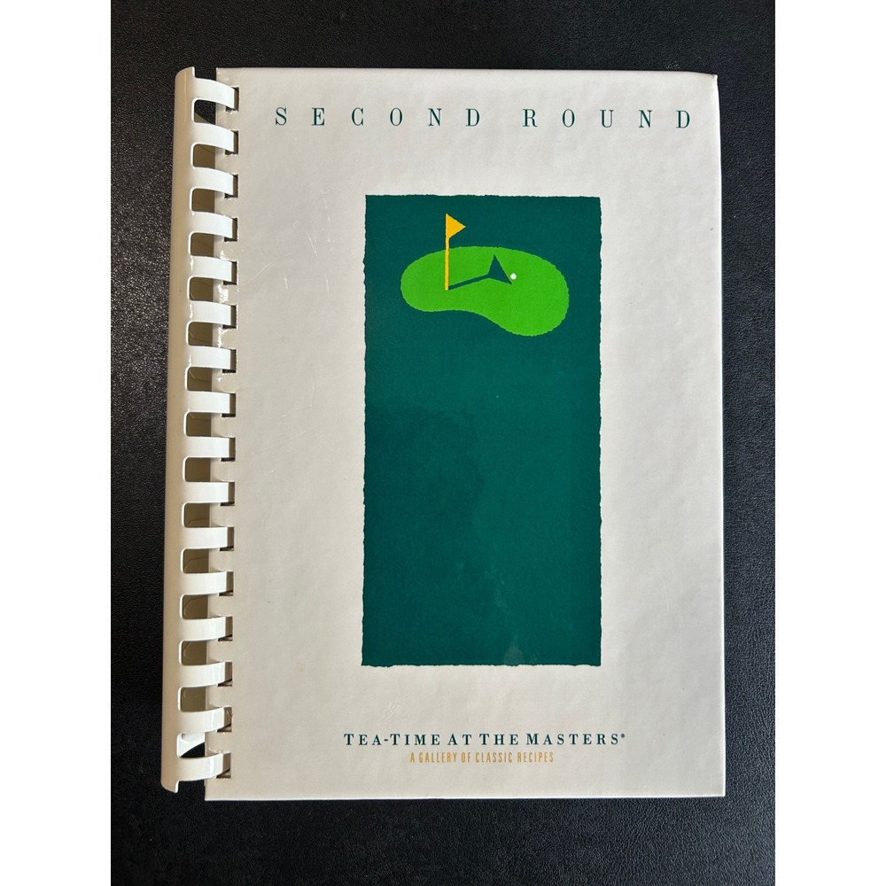 Tea-Time At The Masters Cookbook Second Round Junior League 1st Printing 1988